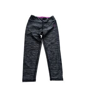 RBX Athletic Leggings - Pink & Heather Gray - Size Small